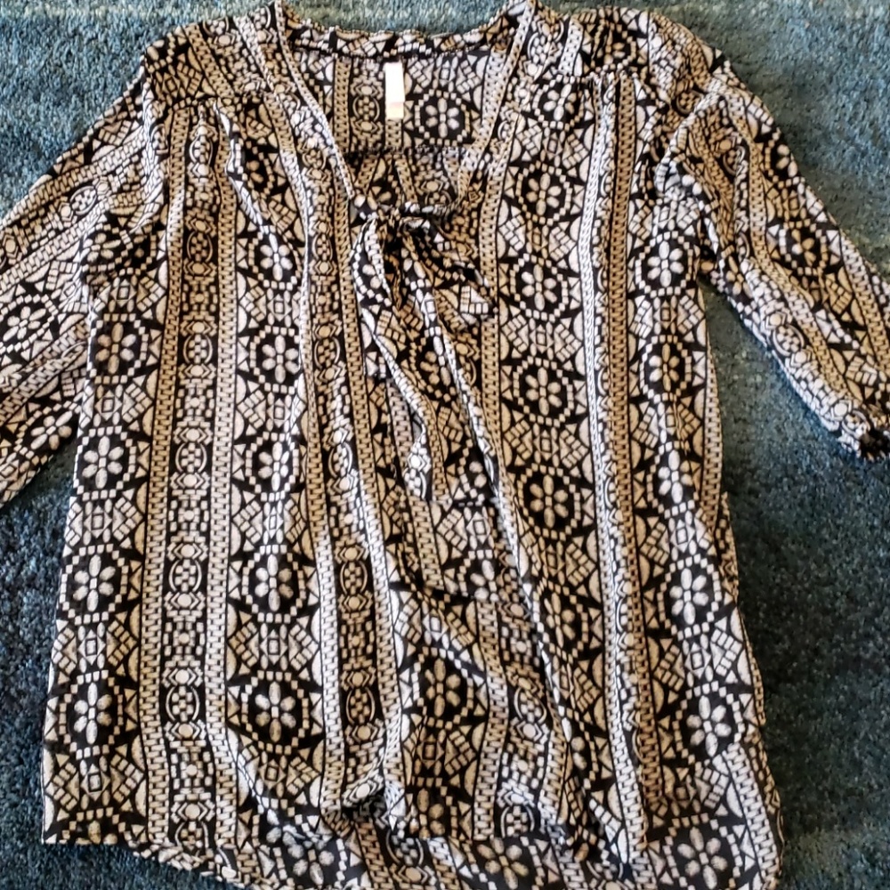 Print blouse